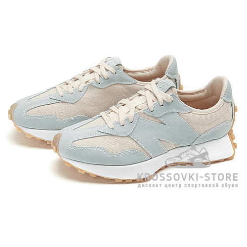 Женские New Balance 327 Light Blue/Beige