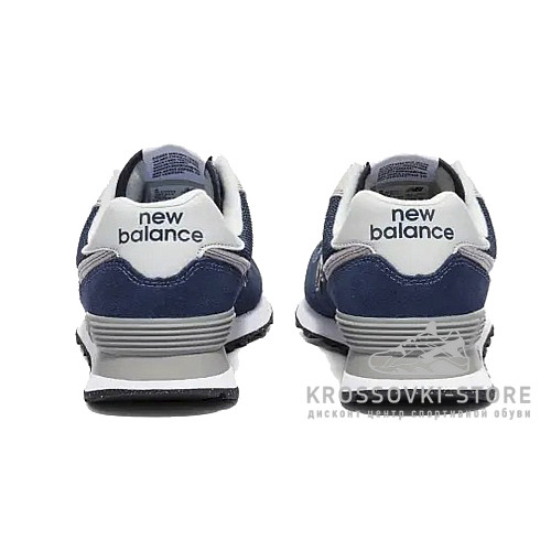 Мужские New Balance 574 Dark Blue/White